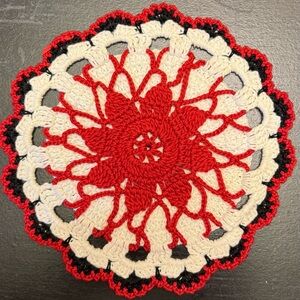 Vintage, Farmhouse, Handmade Crochet Doily or Potholder
